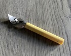 Vintage Cap Or Lid Manual Opener   Beer Bottle  Can Tapper        With A Tan Handle