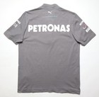Mercedes Amg Petronas F1 Team Gray Racing Polo Shirt Jersey Top Puma Men S Small