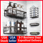 5 Pack Shower Caddy Adhesive Shower Organizer For Bathroom Storage   Kitchen