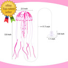 Aquarium Artificial Glowing Jellyfish Fish Tank Ornament Aquarium Silicone