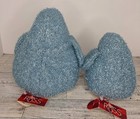 Vtg 90s Russ Berrie Chills Blue Tinsel Penguins Duo Cutesparkle Kitsch Plush Nwt