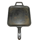 Pre-seasoned Lodge Cast Iron P12sg Griddle Pan Skillet 12 Inch Square