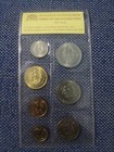 Lot Of 7 Unc Bulgarian Coins 1962 In Original Folder - 1  2  5  10  20  50   1lv