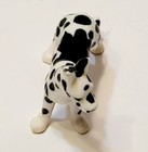 Vintage Bone China Great Dane Dog White Black Spots 1 5  Tall