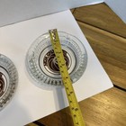 2 Vintage Mgm Grand Hotel Casino Lion Glass Ashtray Las Vegas Nevada Memorabilia