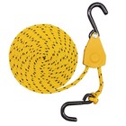 Kayak Canoe Ratchet Tie Down Rope Hoist Pulley 10ft Braided Polypropylene 150lb