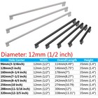 Stainless Steel Modern Kitchen Pulls Cabinet Handles Door Drawer Knobs Hardware