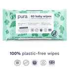 Baby Wipes 3 X 60 Per Pack  180 Wipes  100  Plastic-free   Plant Based Wipes  99