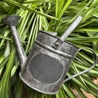 Decorative Galvanized Tin Metal Vtg Watering Can W chalkboard Garden Home Decor