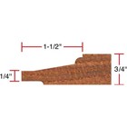 C2068 Panel Cutter - 12 Face   Quarter Round  3 4  Bore