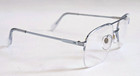 Nwt Vintage 90 s Square Metal Reading Glasses  3 50  s  Silver 