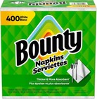 Bounty Paper Napkins  White  400 Count