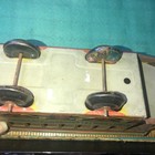 Vintage Tin Litho Broadway 270 Streetcar Trolly Car Toy W Trolly Pole  Lot J