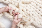 7 Lbs Pounds Wool Chunky Yarn  Bulk Chunky Yarn  Wool Roving Fiber Jumbo Yarn  S