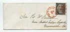 73 Blackjack W Brilliant Star Fancy Cancel On New York Cover - Rare Ex Faust   