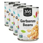 Whole Unsalted Garbanzo Beans - Pack Of 4 Cans  15 5 Oz Each  - Nutritious Snack