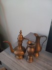 3 Piece Brass Set Vintage Small
