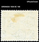 Grenada 1938 Sc 140 King George Vi Ultra   Black 2 - Mhr Very Fine