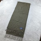 Vintage Polo Ralph Lauren Scarf Men Green 100  Cashmere Made England Herringbone