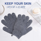 Heavy Exfoliating Gloves  Exfoliating Body Scrubber For Bath Shower Exfoliation 