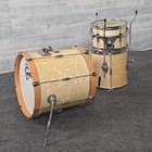 Used Gretsch Catalina Club 3pc Drum Set White Marine Pearl - Fair
