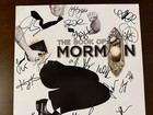 Signed The Book Of Mormon Window Card Poster Tour Cast   Program Ticket 14x22