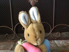 Vtg Beatrix Potter Peter Rabbit Frederick Warne Eden Plush Bunny W Carrot 7 5  T
