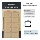 10pcs Clarinet Mouthpiece Cushions Mouthpiece Patches Clarinet Mouthpiece M4o8