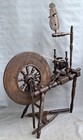 Antique Unique Heavy With Powerful Wheel  Working Spinning Wheels Is Complete