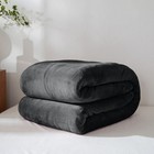Reversible Fleece Blanket Luxury Throw Twin Queen King Blankets Soft Coverlet
