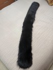 Vintage Real Fox Fur Collar 55  Black