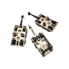 Ho Train Rivarossi  Two  Commonwealth Trucks W coupler For Passenger Cars 