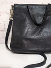 Madewell The Zip-top Transport Crossbody Bag Black Leather Double Top Handle 