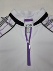 Izod Performx Golf Shirt Women s Xs White purple Short Sleeve 1 4 Zip
