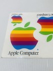 Vtg Apple Computer Macintosh Iconic Rainbow Logo Decal 1 Sheet Of 4 Stickers