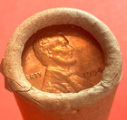 1954-p Old Bank Wrap Roll Obw Bu Uncirculated Lincoln Wheat Cent Pennies