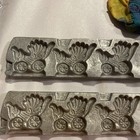 Antique Clear Toy Candy Mold - Baby Carriage 