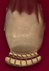 Rare 1930s-40s Vintage Hand-shaped Brass Volupte Usa Compact