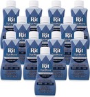 Vibrant 12 Pack Of Midnight Navy Rit Dyemore For Synthetic Fabrics And Crafts