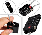 Tsa Lock Security 3 Digit Combination Suitcase Luggage Bag Code Lock Padlock  bl
