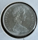 1867-1967 Canada 50 Cents Centennial Howling Wolf 80  Silver Half Dollar Bu