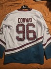 Charlie Conway  96 Mighty Ducks Anaheim Movie Hockey Jersey White Size S Small