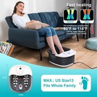 Foot Spa Bath Massager With Heat 2025 Upgraded Vibration Temperature Control    