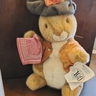 14  Vtg Eden Plush Benjamin Button Beatrix Potter Plush Bunny Rabbit Animal Doll