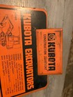 Vtg Kubota Excavators Clipboard
