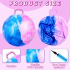 Lewtemi Hopper Ball For Adults  29 Inch Bouncing Hippity With Handle Rubber Hop 
