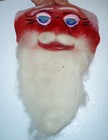 Primitive Antique German Belsnickle Hand Painted Mask Santa Claus Christmas
