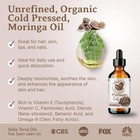 Natural Cold-pressed Moringa Oil 100  Raw Pure Skin Hair Face Nails Moisturizer