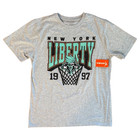 Ny Liberty Wnba Shirt Women s Large Official Basketball Htf Torch Logo 1997 Nwt