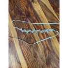Silver Rhinestone Pearl Bridal Sash Wedding Hair Vine Floral Leaf Ribbon Bride